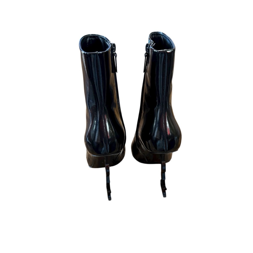 Saint Laurent Opyum 110 Patent Leather YSL Stiletto Heel Boots NEW EU 39 US 9 - Picture 4 of 11